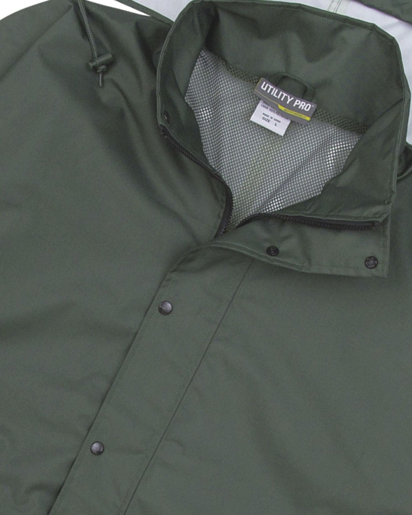 UPA892 Men's Rain Jacket - Hunter Green