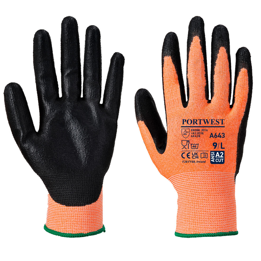 Amber Cut Glove - Nitrile Foam A2