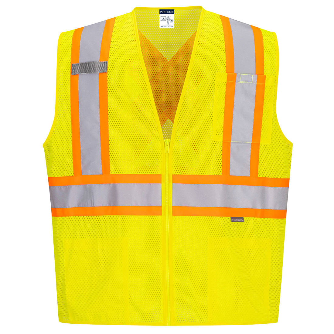 Hi-Vis X Back Contrast Vest