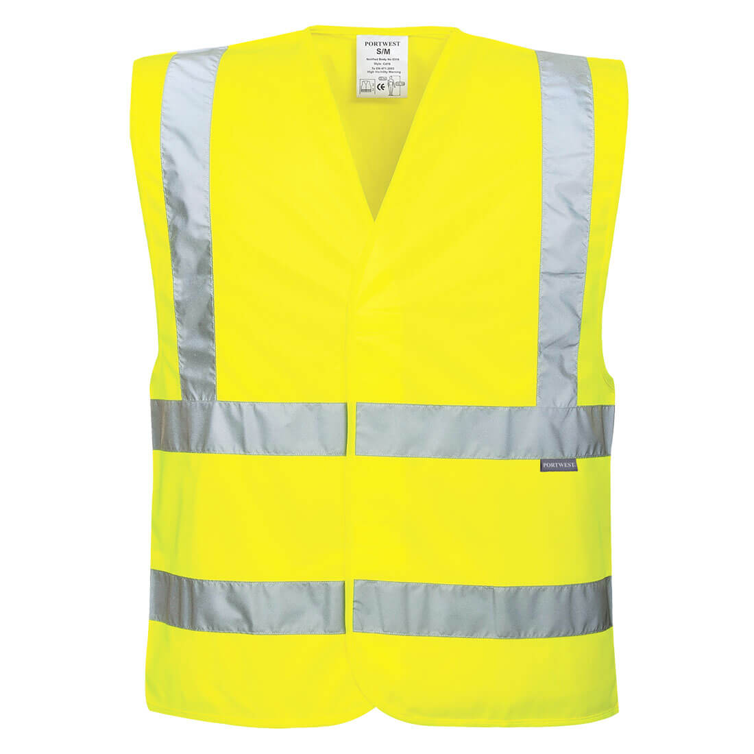 Eco Hi-Vis Band and Brace Vest (10 Pack)