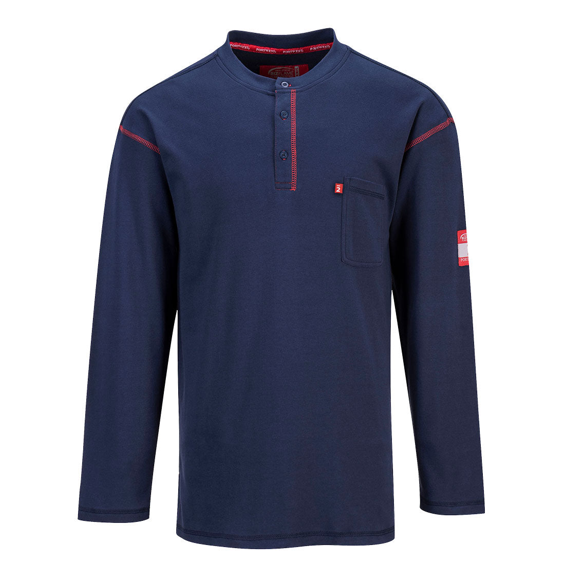 Bizflame Knit FR Henley