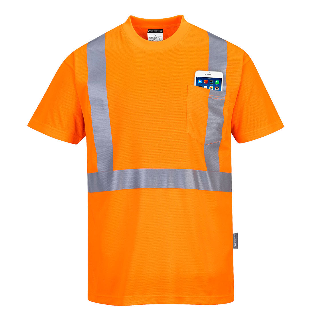 Hi-Vis Pocket T-Shirt S/S
