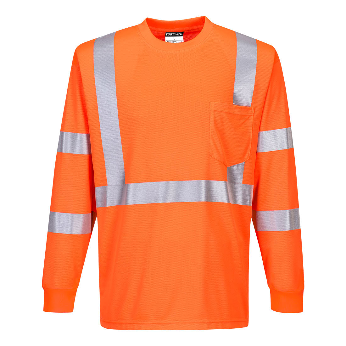 Hi-Vis Pocket T-Shirt L/S