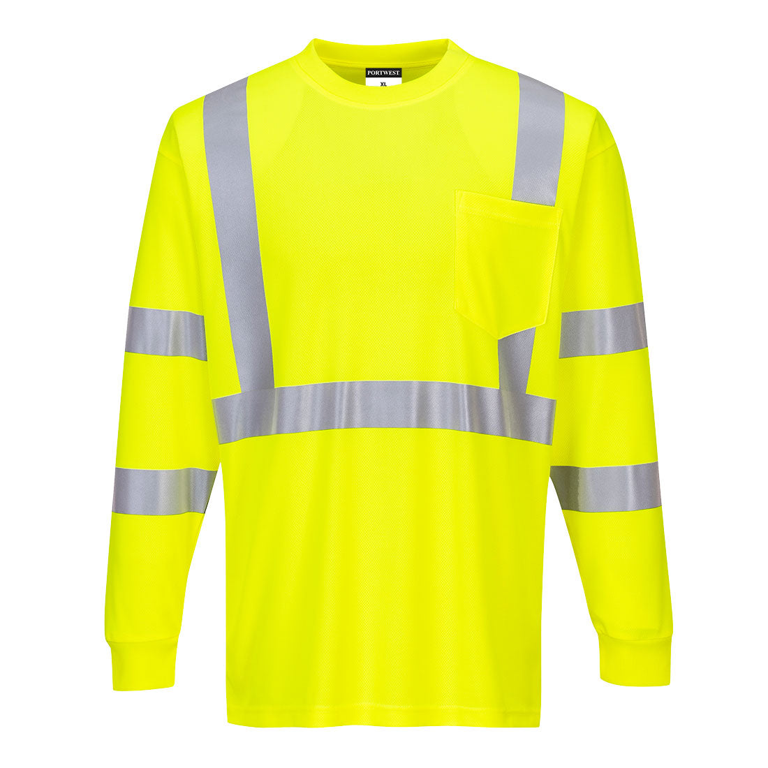 Hi-Vis Pocket T-Shirt L/S
