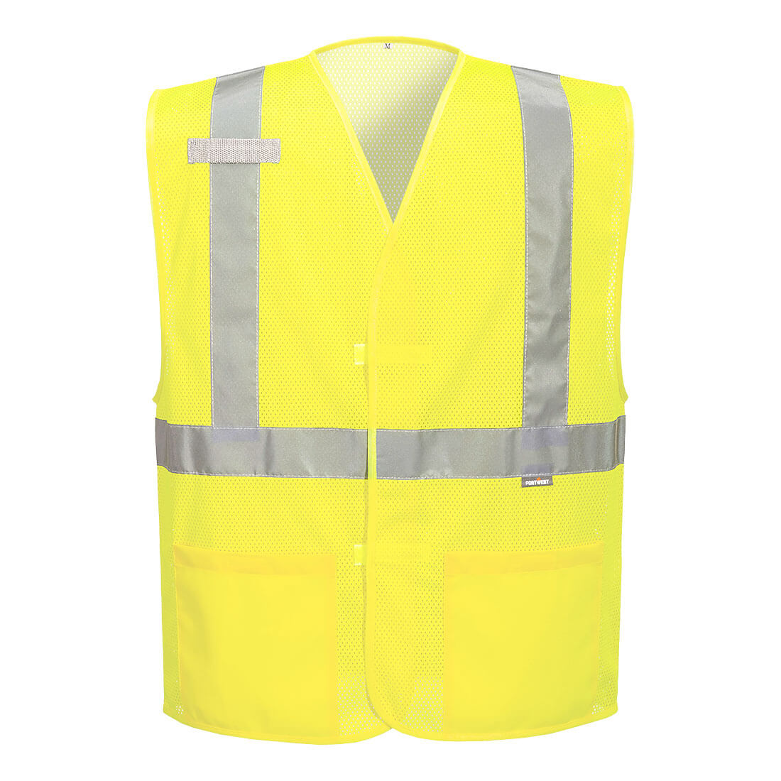 Economy Hi-Vis Mesh External Pocket Vest