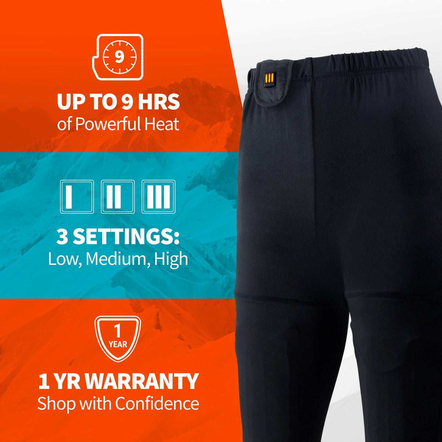 Basecamp Womens Heated Baselayer Pants
