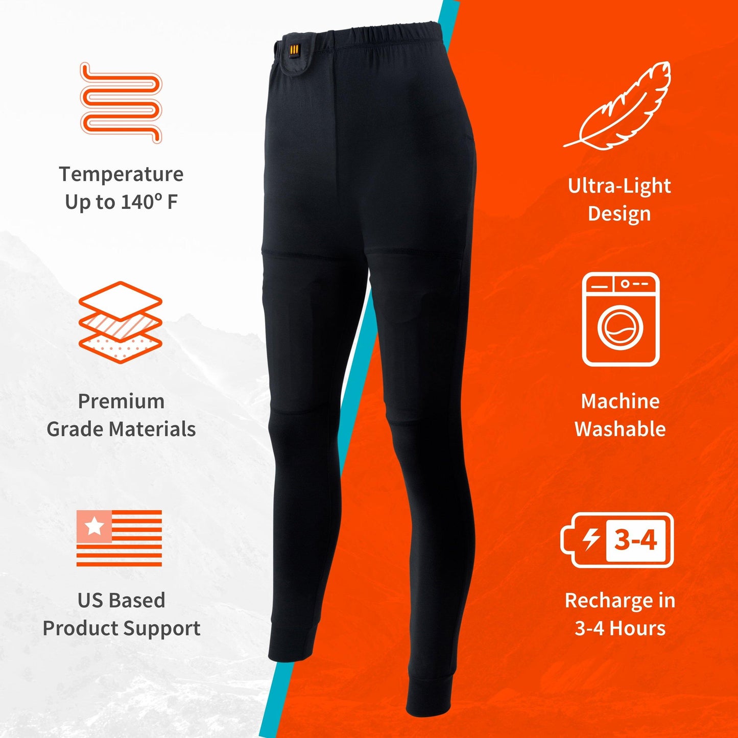 Basecamp Womens Heated Baselayer Pants