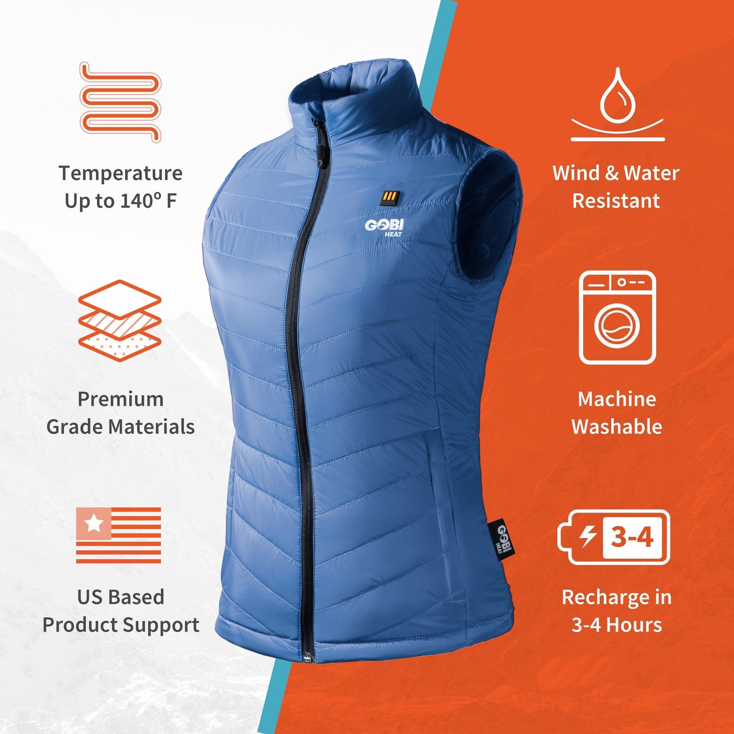Dune Heated Vest for Women