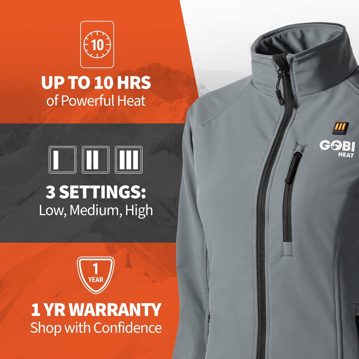 Sahara Womens Heated Jacket