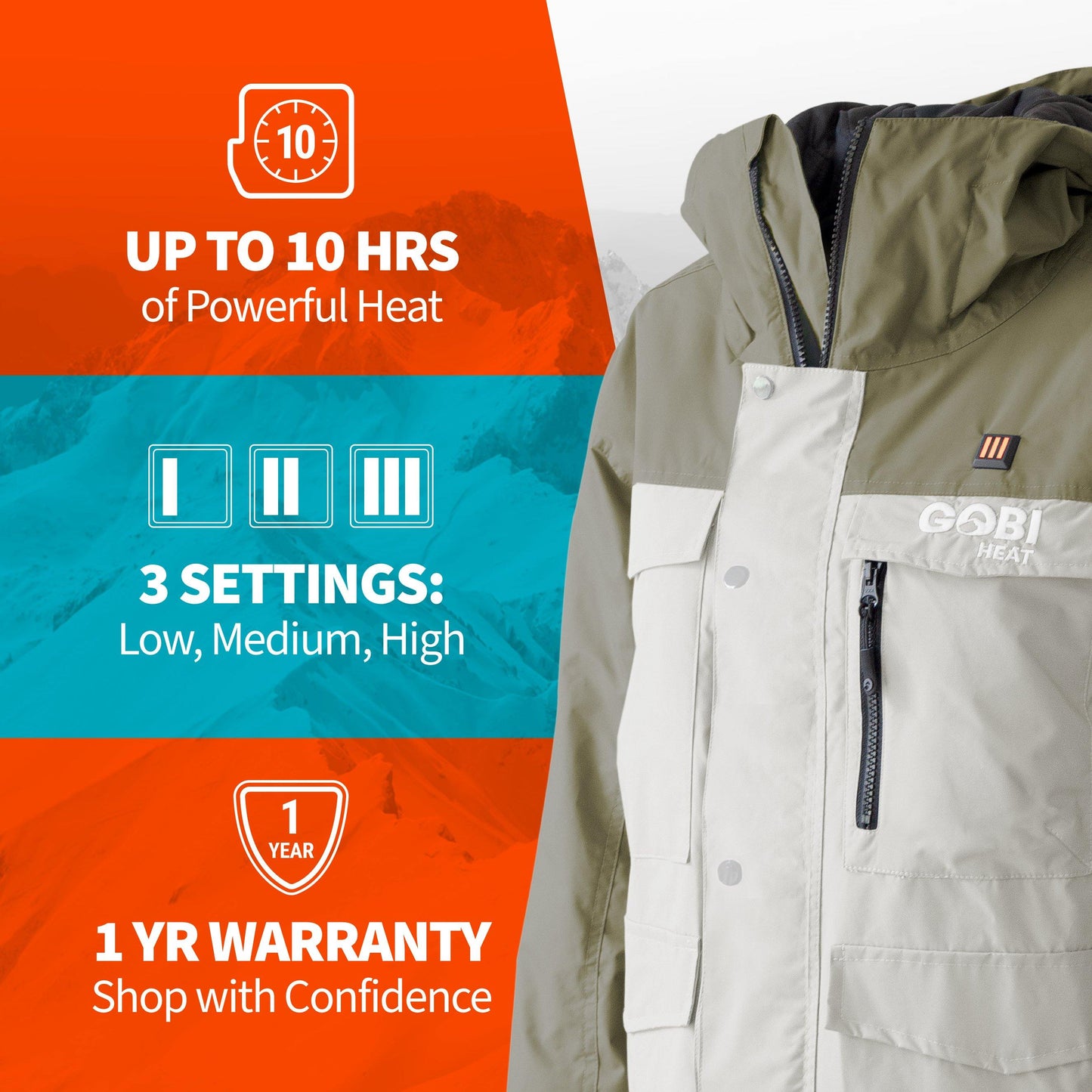 Shift Womens Heated Snowboard Jacket