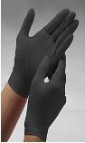 Gloves Latex Black 6 mil PF (Case)