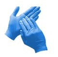 Gloves Nitrile Blue Powder Free 4.5 mil (Case)
