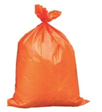 80 Gal Orange Trash Bag (Heavy Duty 3MIL) LLDPE 32x25x55” (75 Roll)
