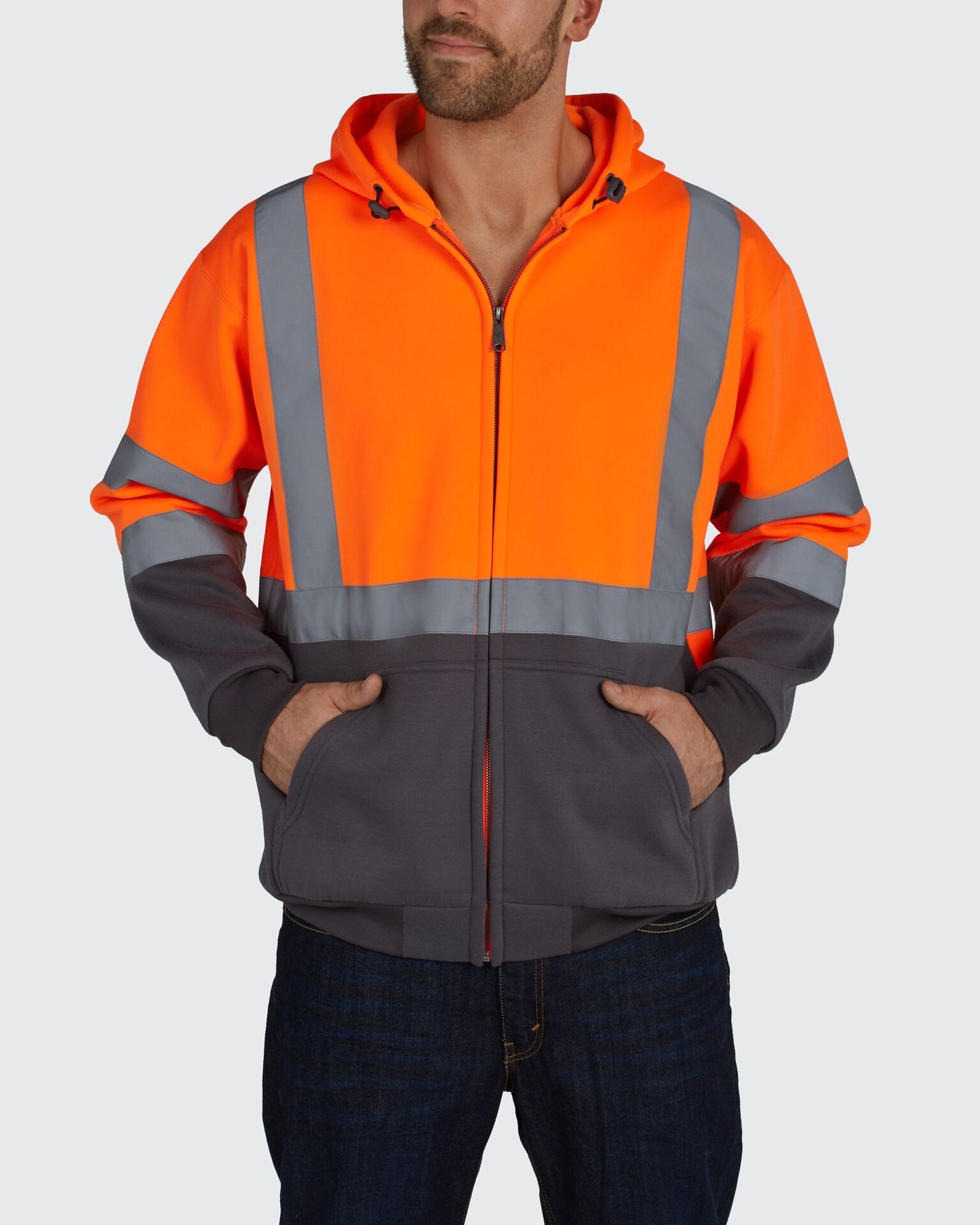 HiVis Soft Shell Full Zip Hoodie