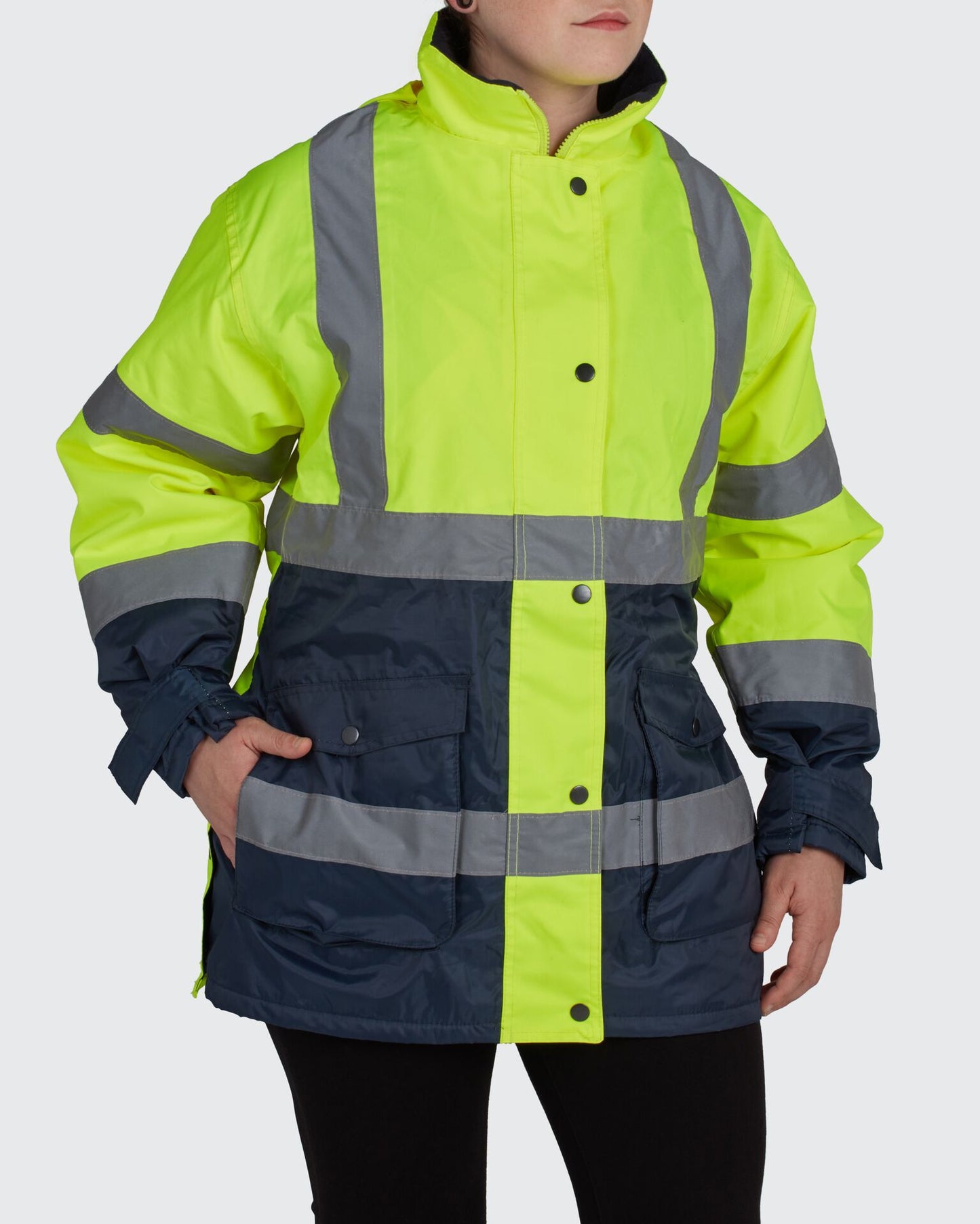 HiVis Women's Parka with Teflon Fabric Protector
