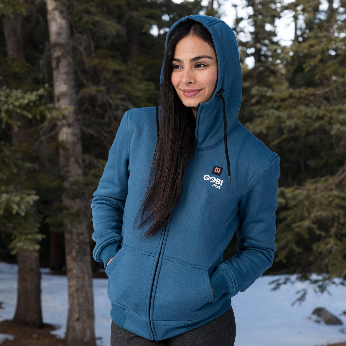 Ridge Womens Heated Hoodie