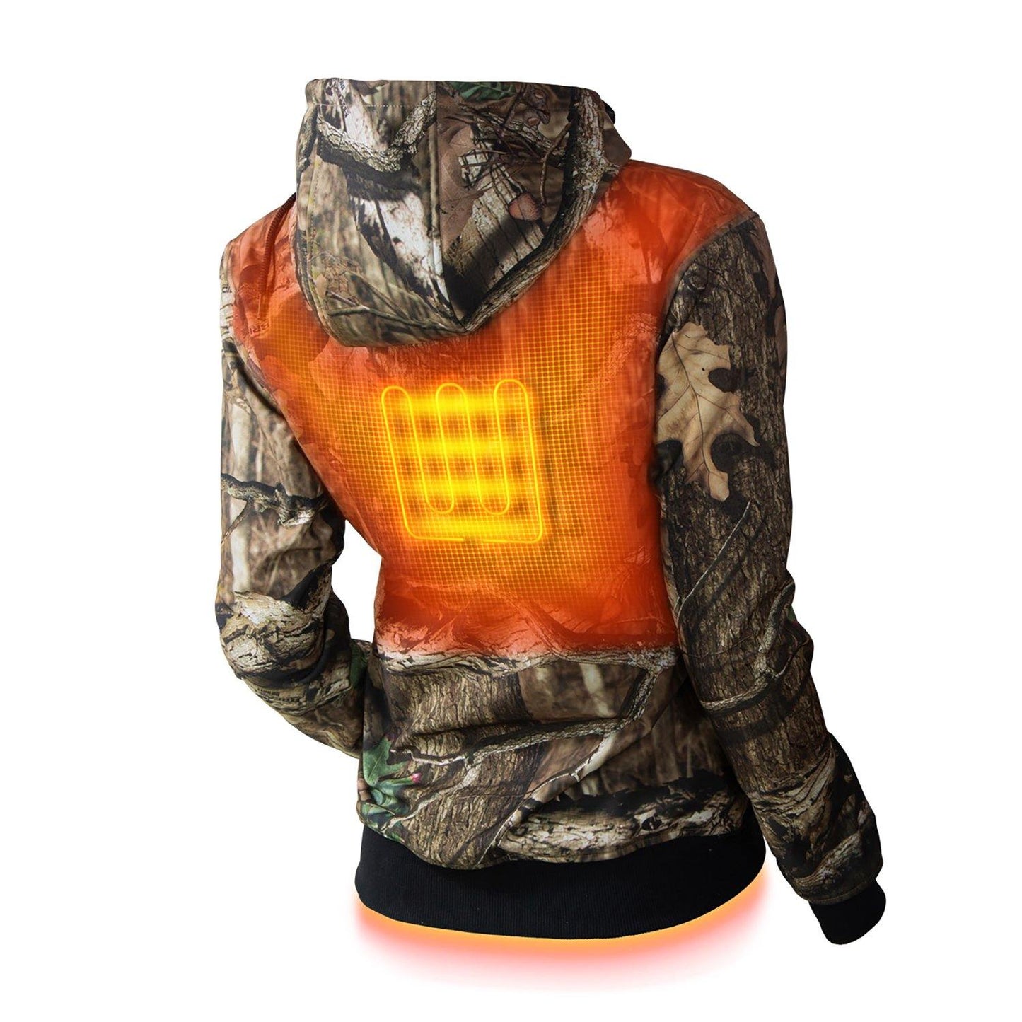 Shadow Womens Heated Hunting Hoodie - Mossy Oak® Camo