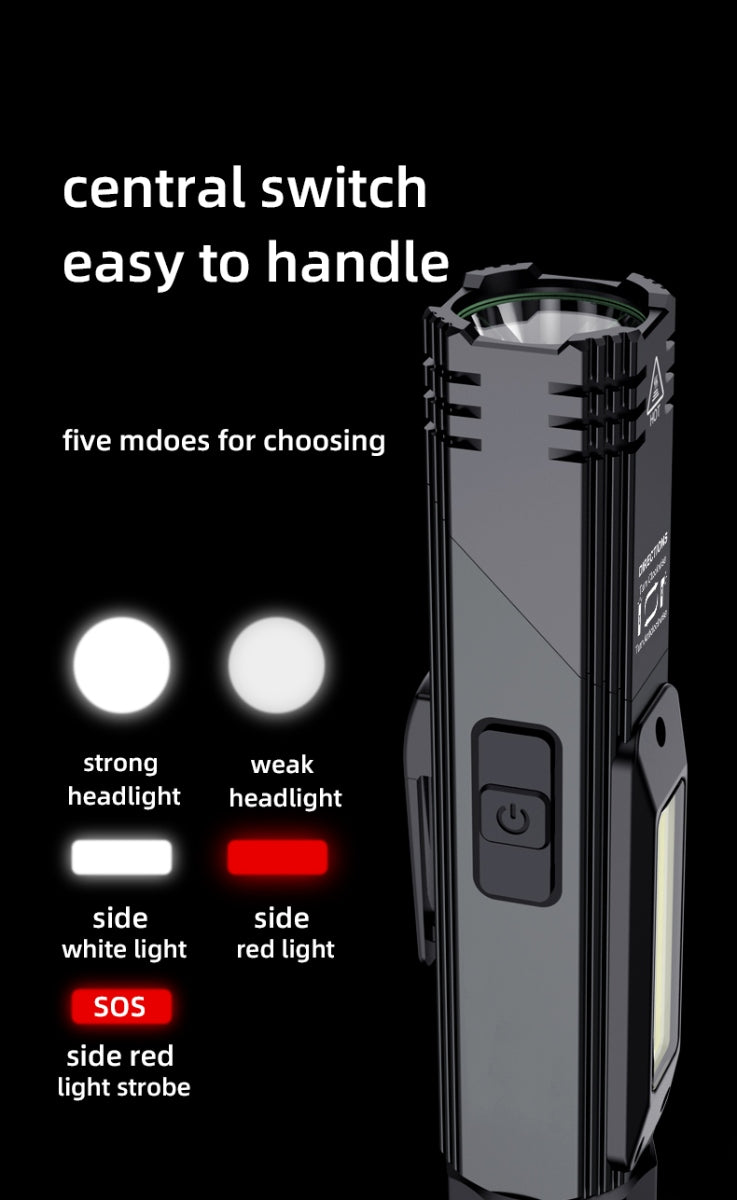 SuperFire G19 Rechargeable USB Flashlight