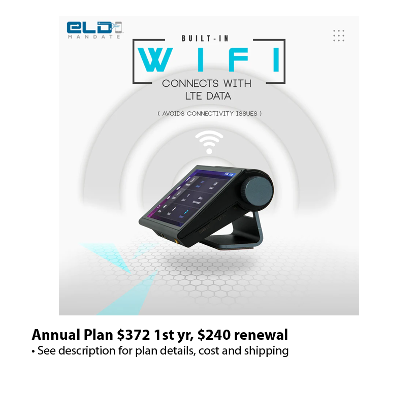 ELD Mandate's Dual Dash Cam with WiFi/ 4G LTE
