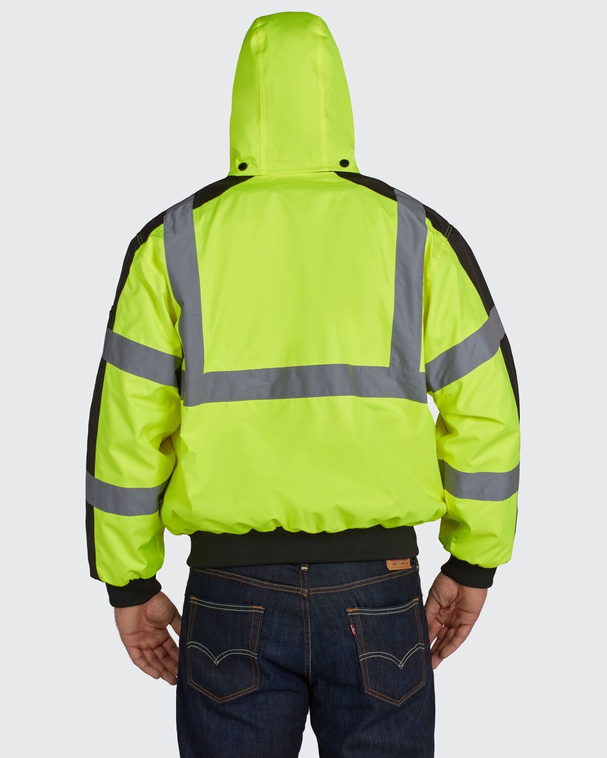 HiVis 3-Season Bomber Jacket with Teflon Fabric Protector