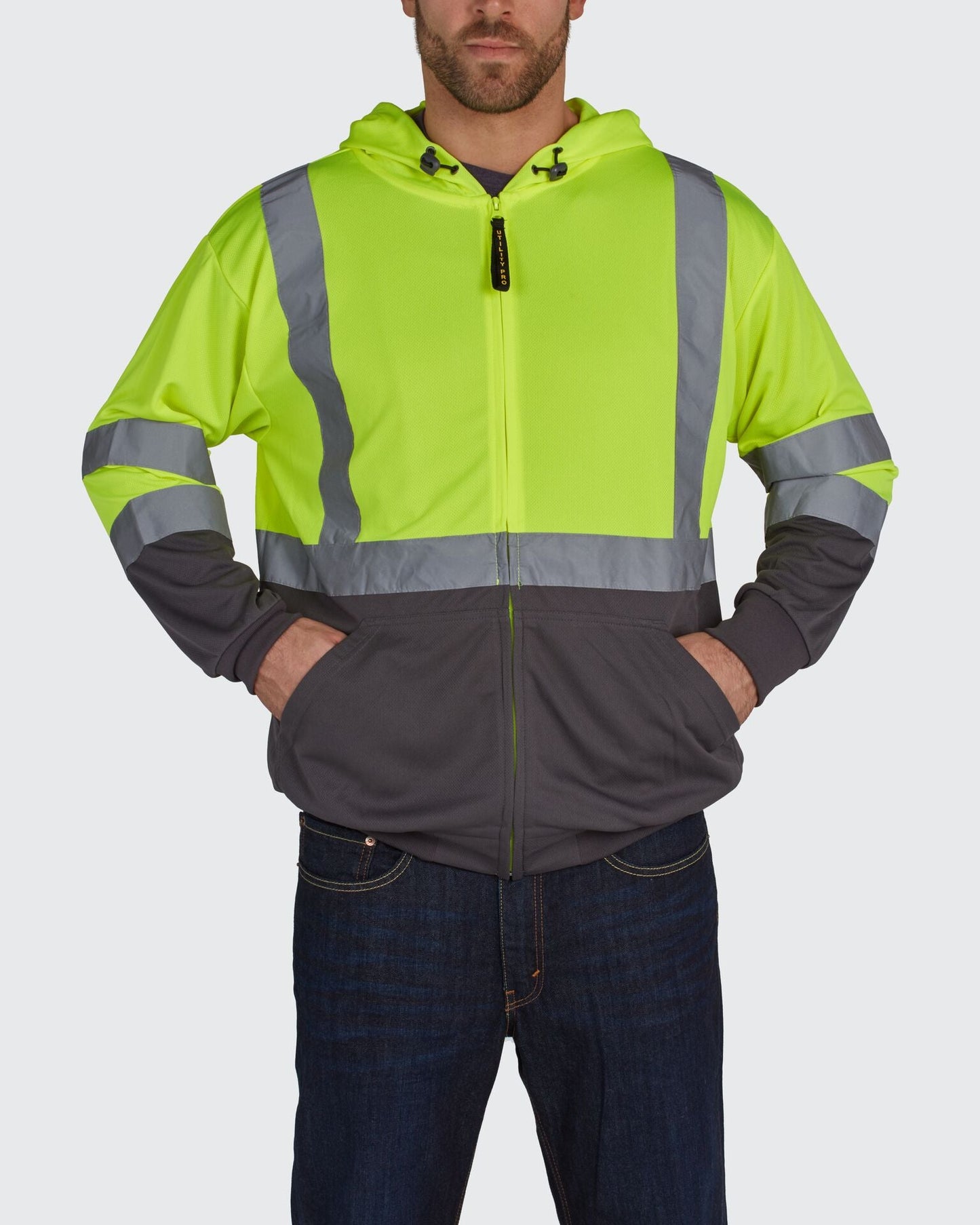 HiVis Ultra Light Full Zip Hoodie