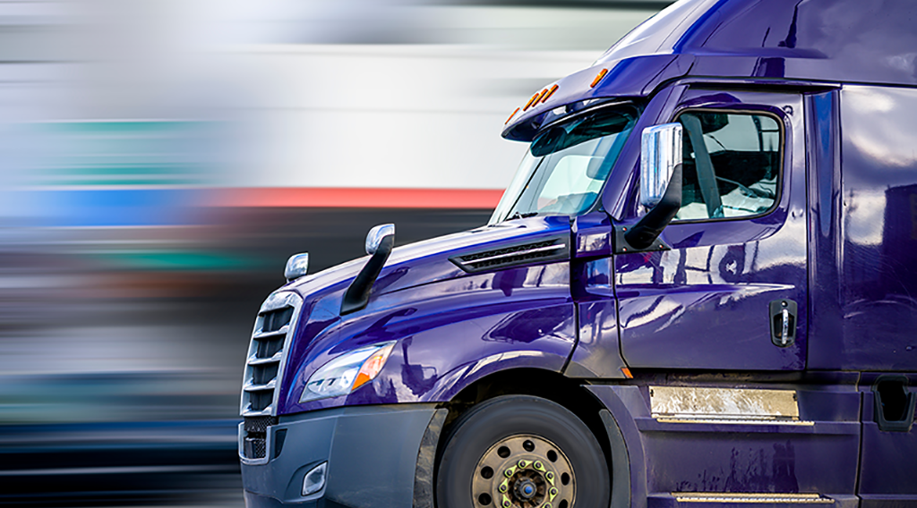 Truck showing MyTrucker Pro Partnering with Triumph Business Capital