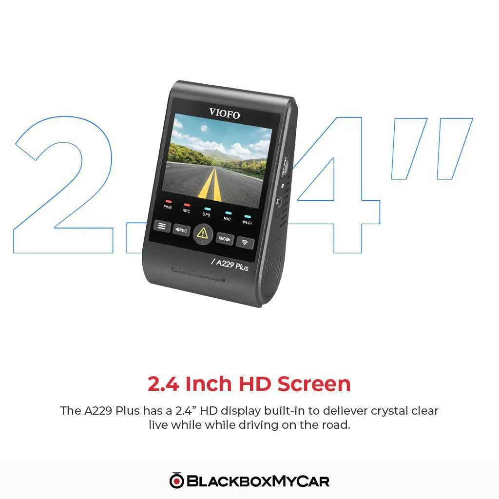 VIOFO A229 Plus 2K QHD 3-Channel Dash Cam