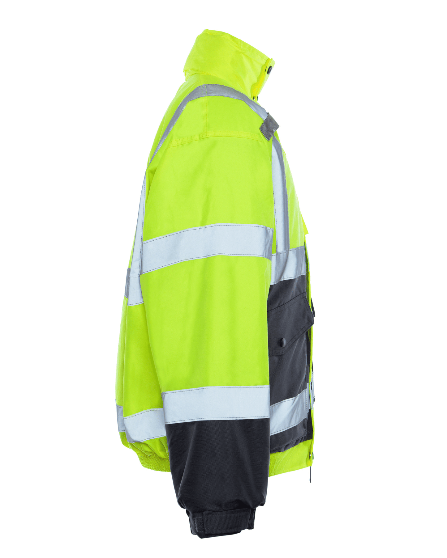 UHV563 HiVis Bomber Jacket with Removable Fleece & Teflon Fabric Protector - Yellow