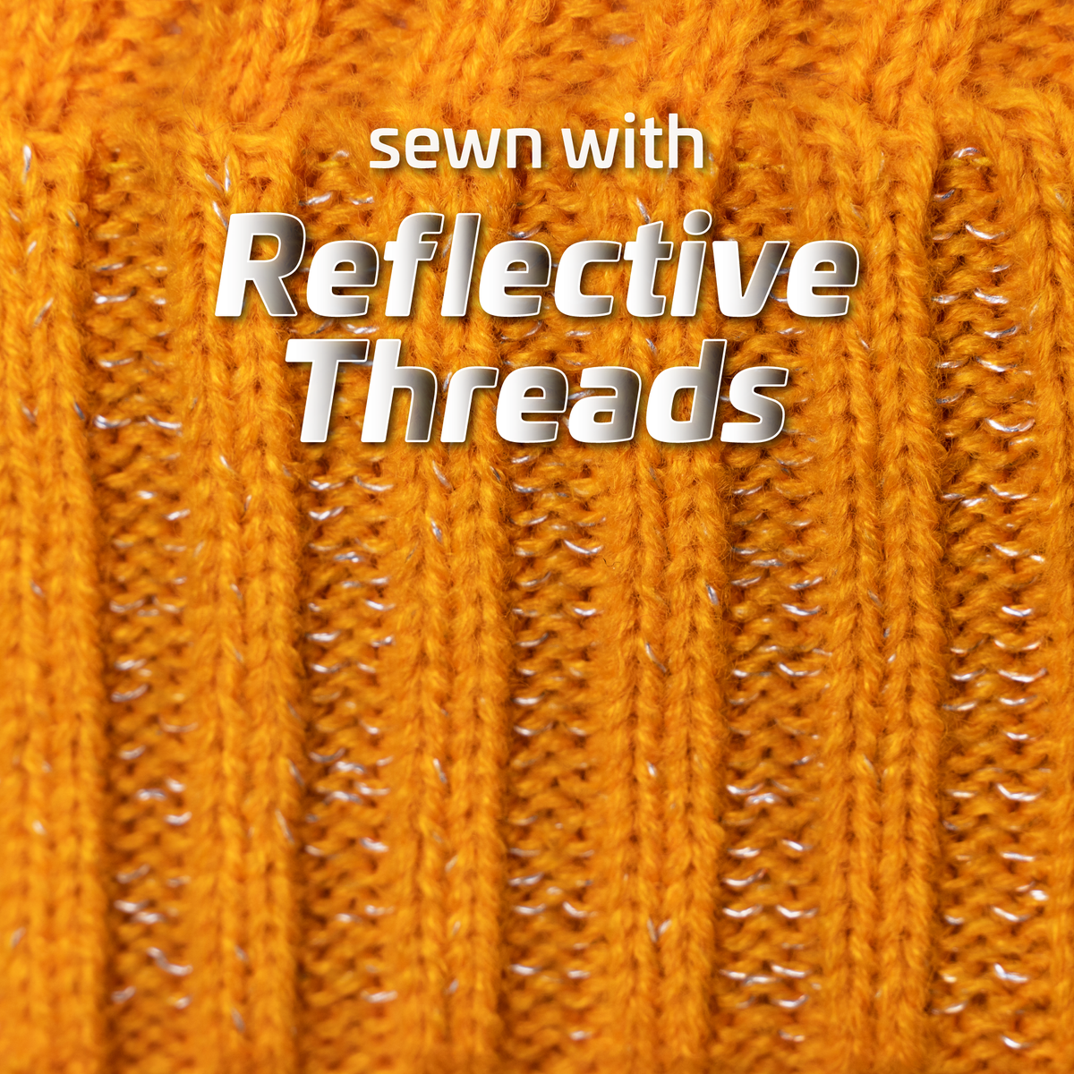 Safety Beanie with Reflective Stitching