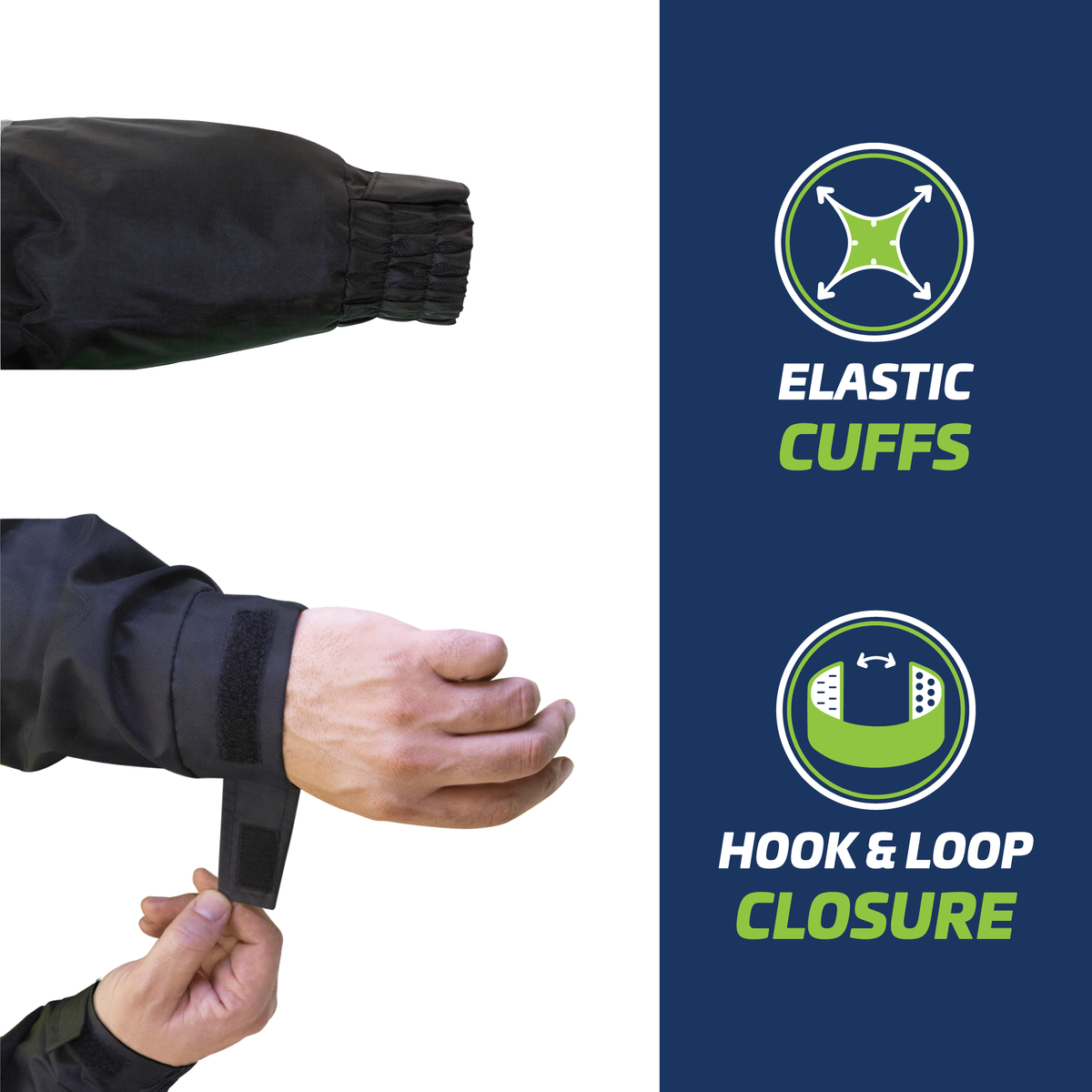 Hi-Vis Safety Bomber Jacket with Reflective Stripes