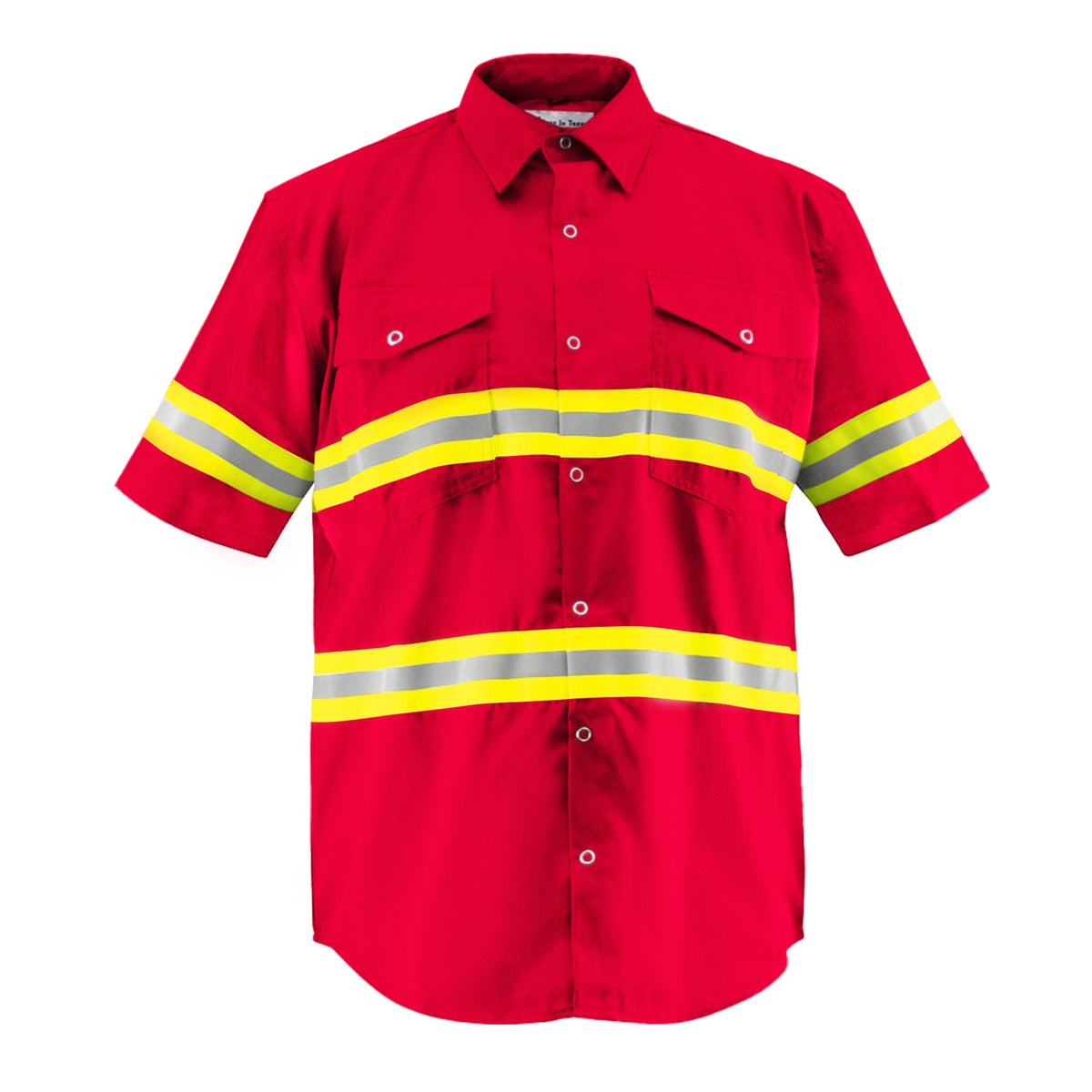 Premium High Visibility Hi Vis Reflective Safety Work Shirts - Half Sleeve