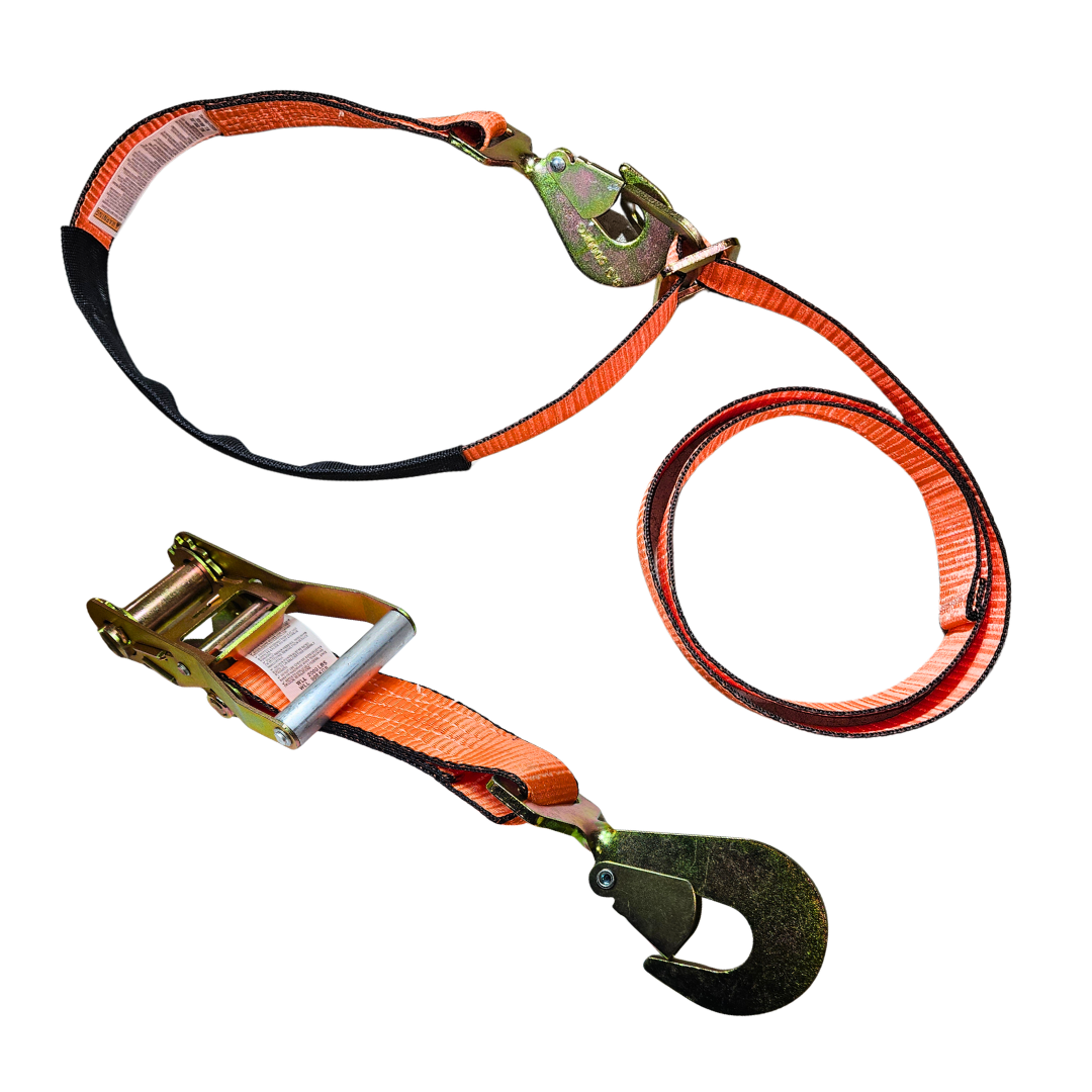 SecureTow Standard - Twisted Snap Hook Axle Strap