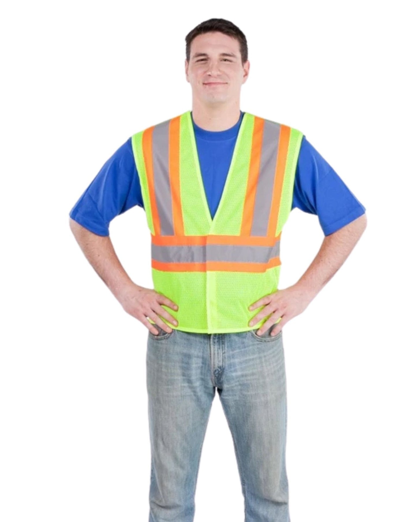 UHV681B HiVis 5 PT Tearaway Vest