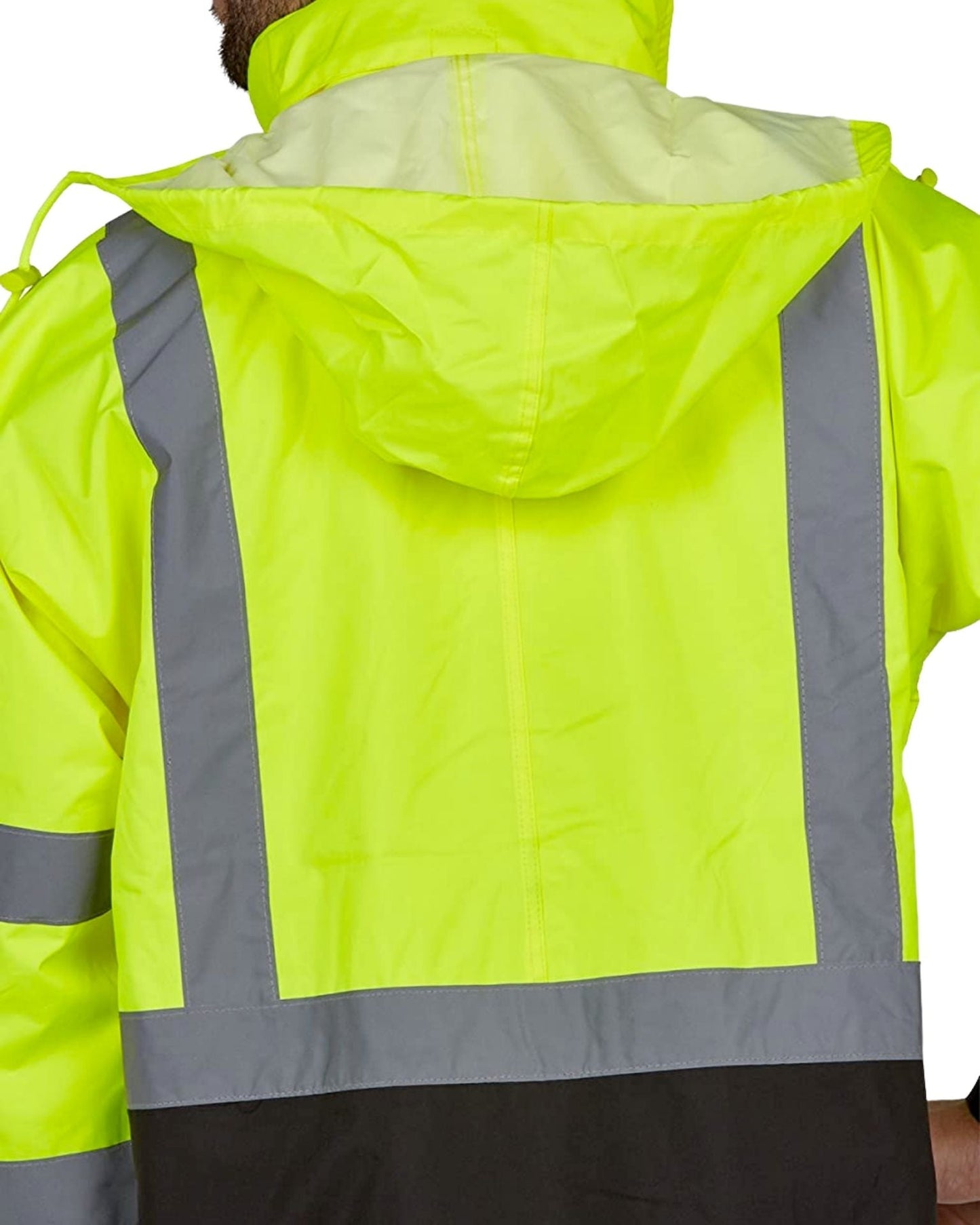 UHV822 HiVis Waterproof Rain Jacket with Teflon™ Fabric Protector