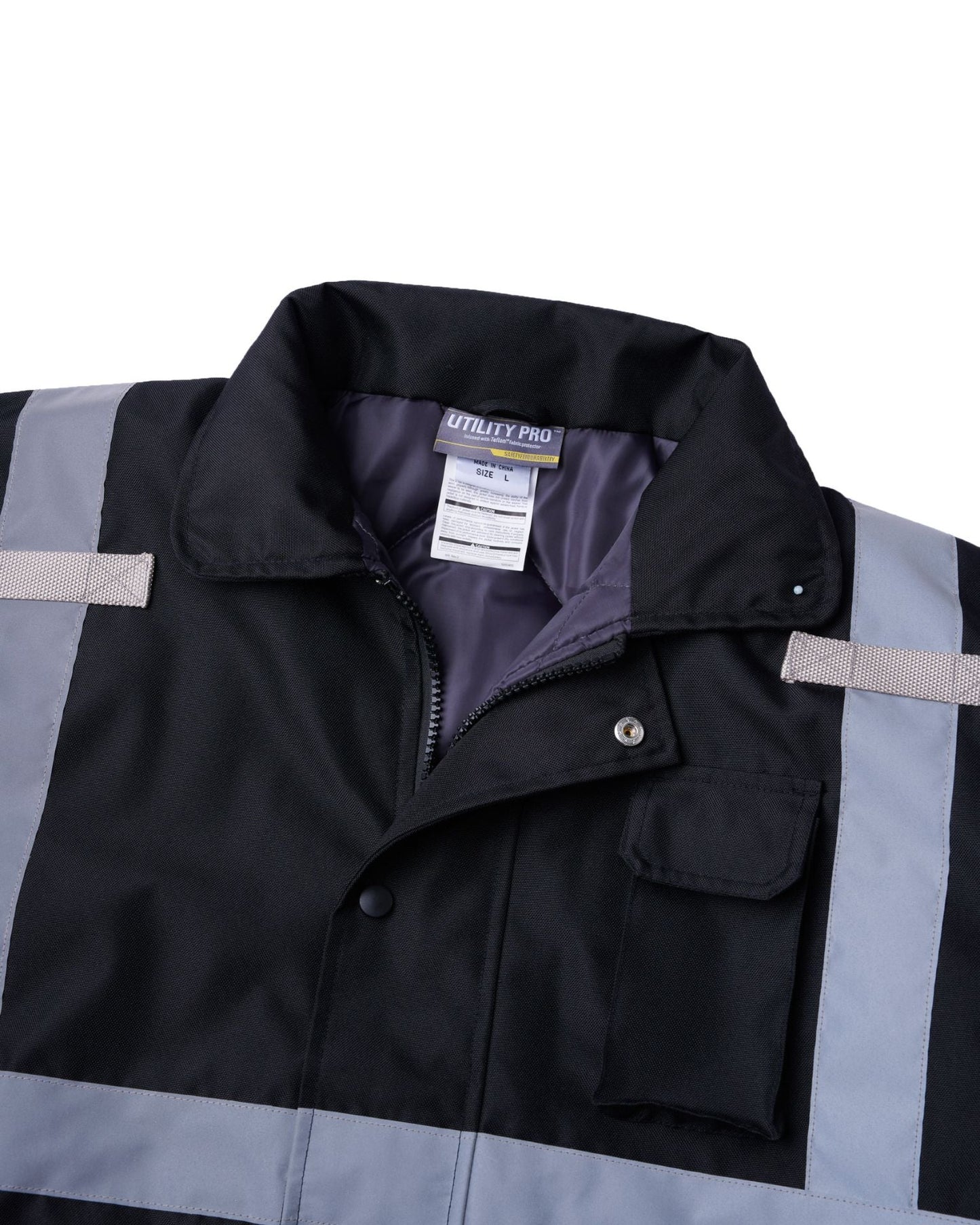 UPA562 HiVis Quilt Lined Bomber Jacket