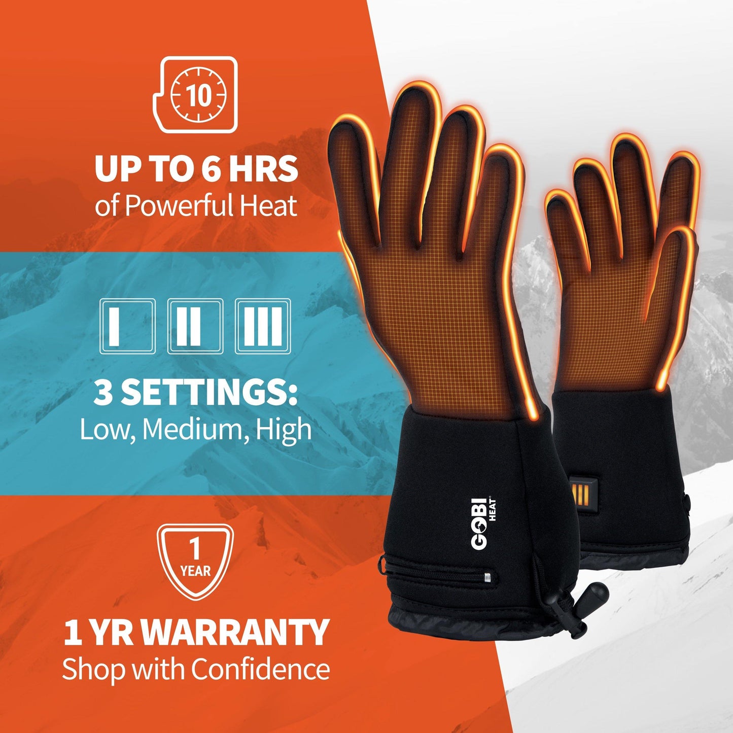 Stealth Heated Glove Liners