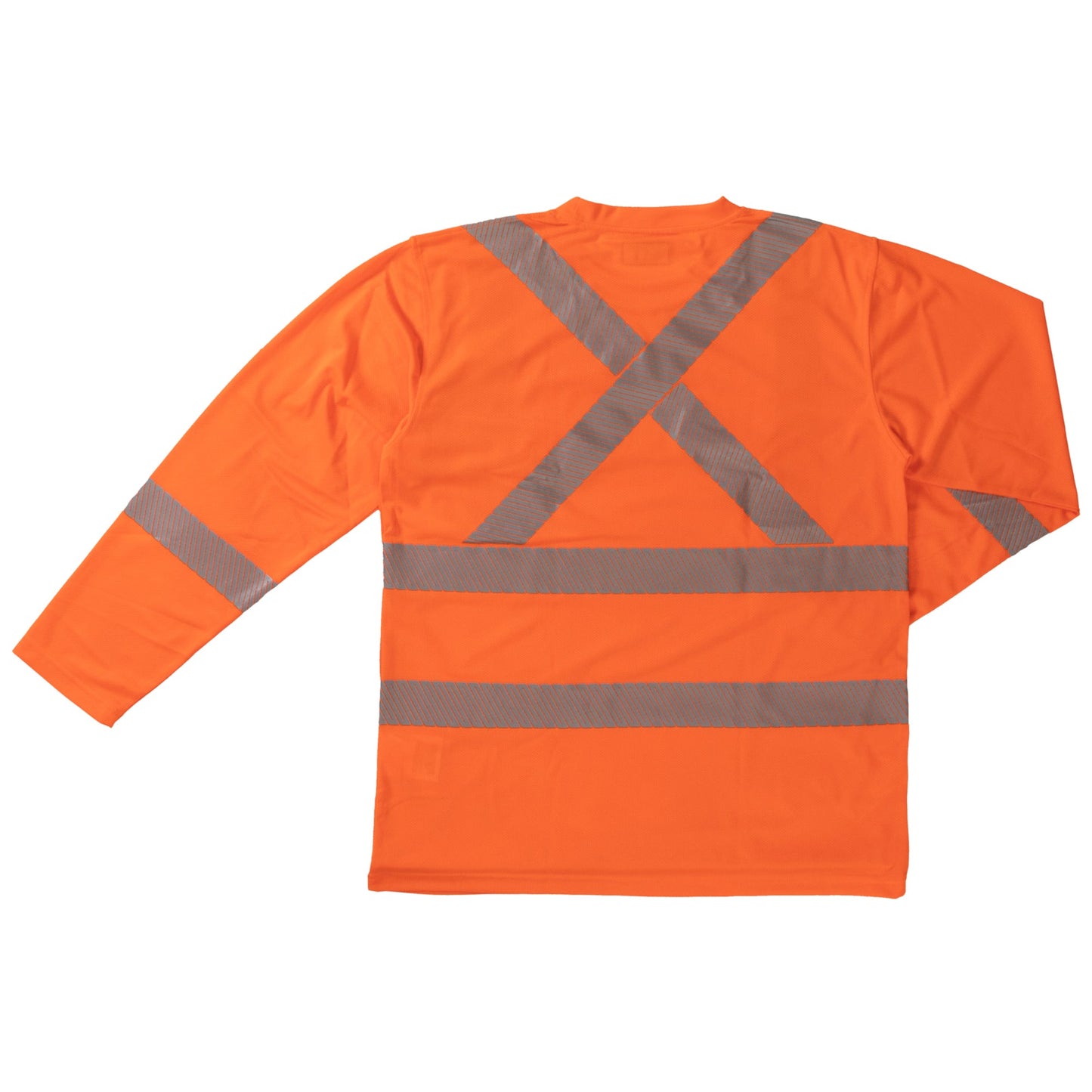 ST08 L/S Safety T-Shirt with Segmented Stripes