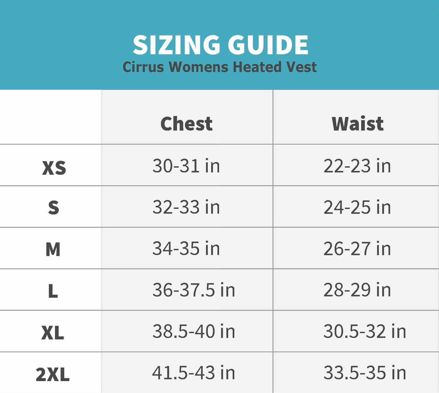 Cirrus Womens Heated Vest