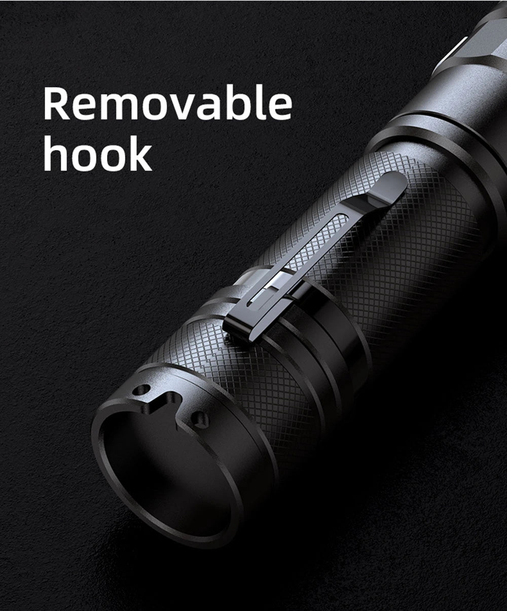 SuperFire A2-P50 Rechargeable LED USB Flashlight