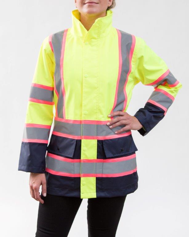 HiVis Women's Rain Jacket