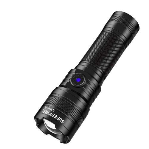 Superfire L16-T Rechargeable Telescopic Flashlight