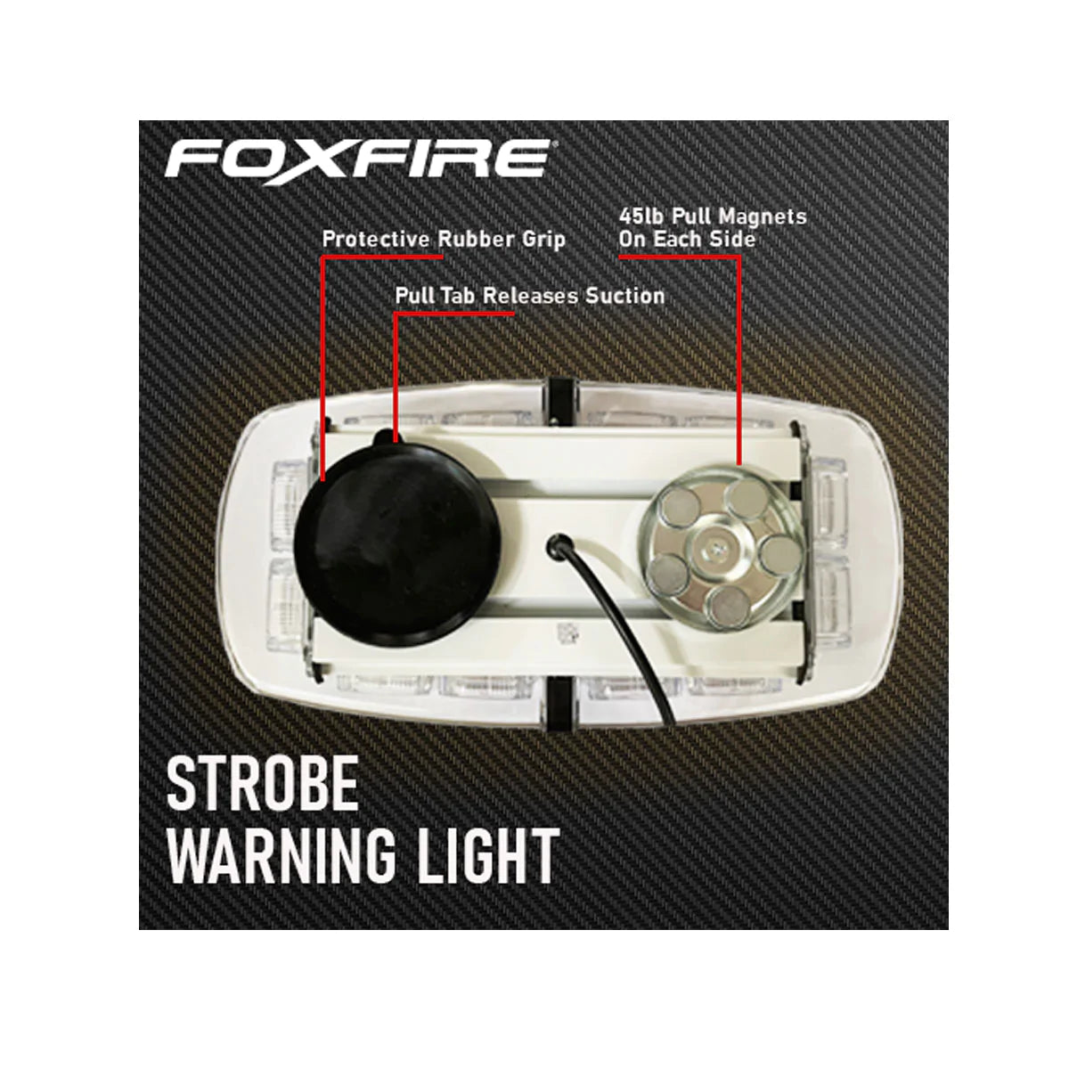 Foxfire Strobe Warning Lite, Amber