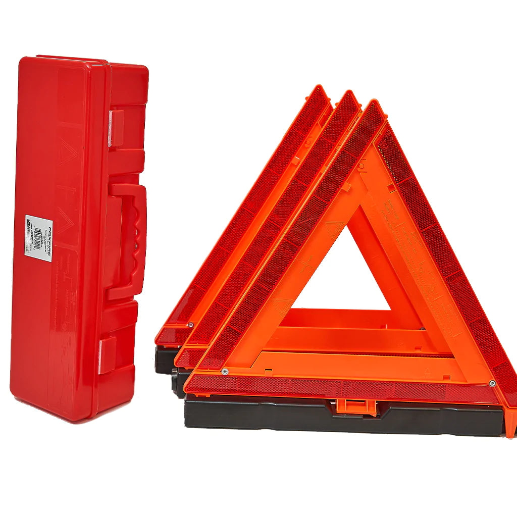 Foxfire Warning Triangle, DOT Approved, 3pk