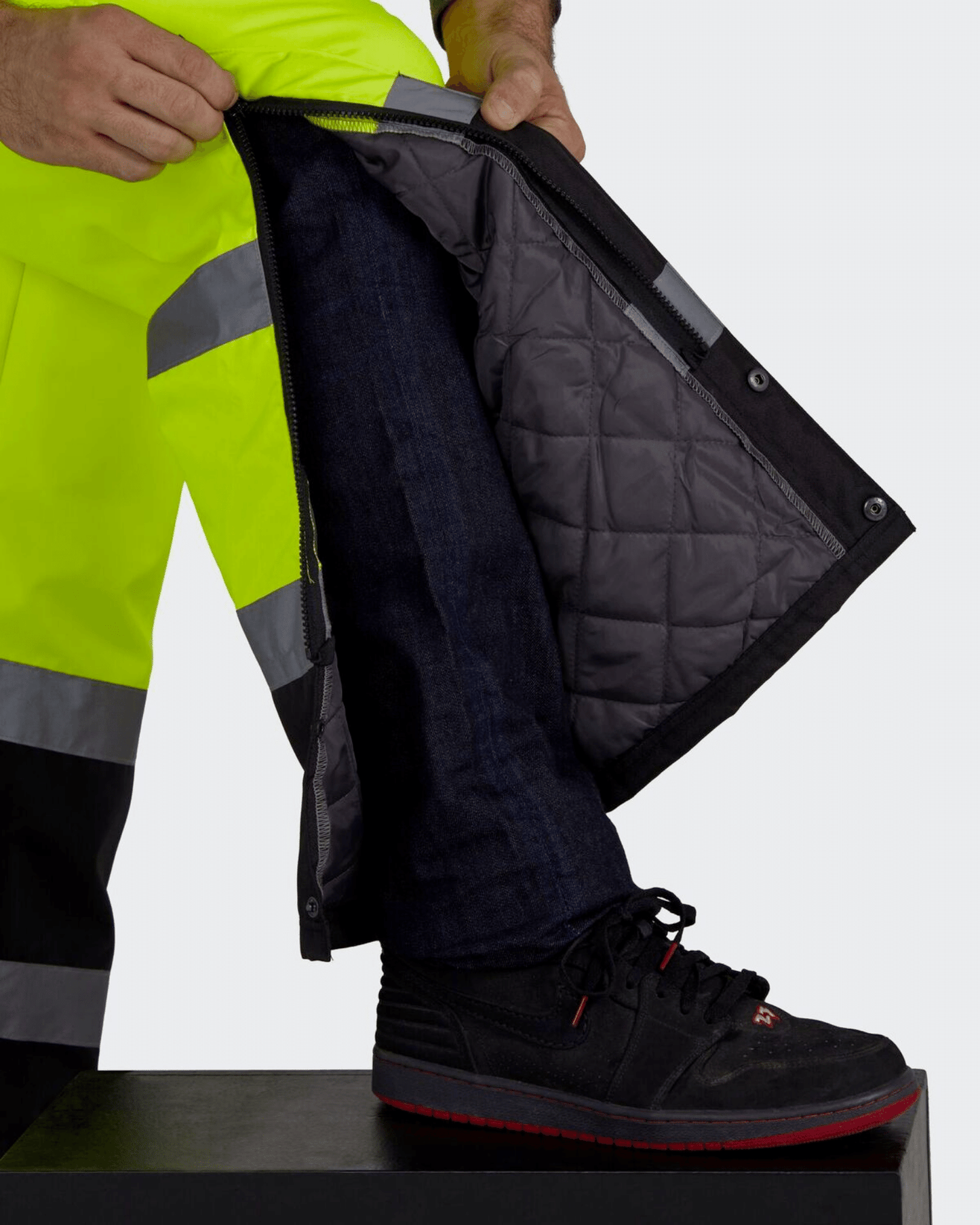 HiVis Lined Bib Overalls