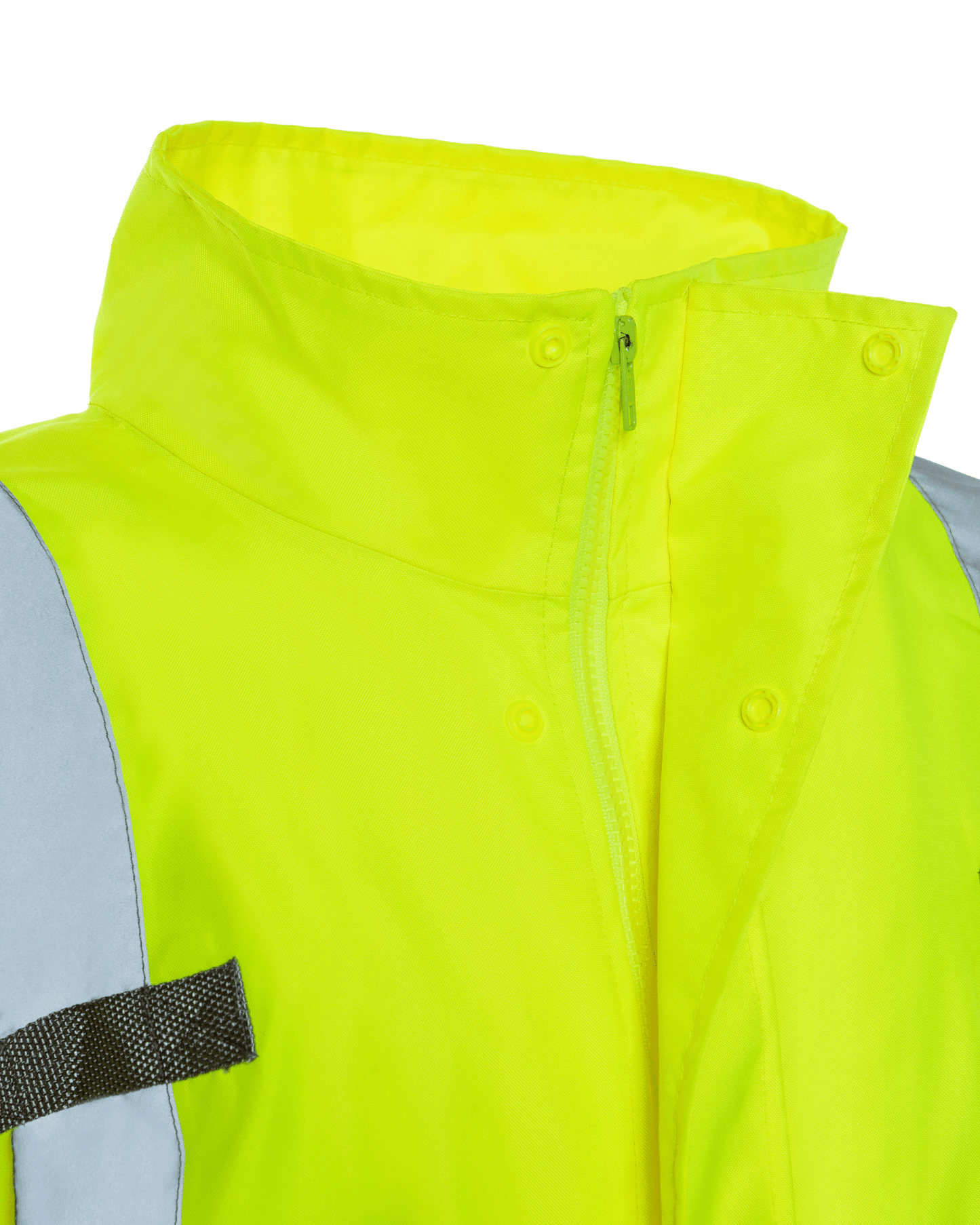 HiVis Waterproof Rain Jacket with Teflon™ Fabric Protector